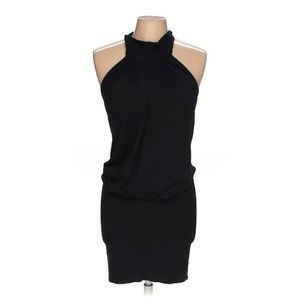 Rachel Pally Black Bodycon Halter Dress